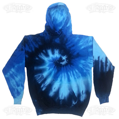 custom ink tie dye hoodie