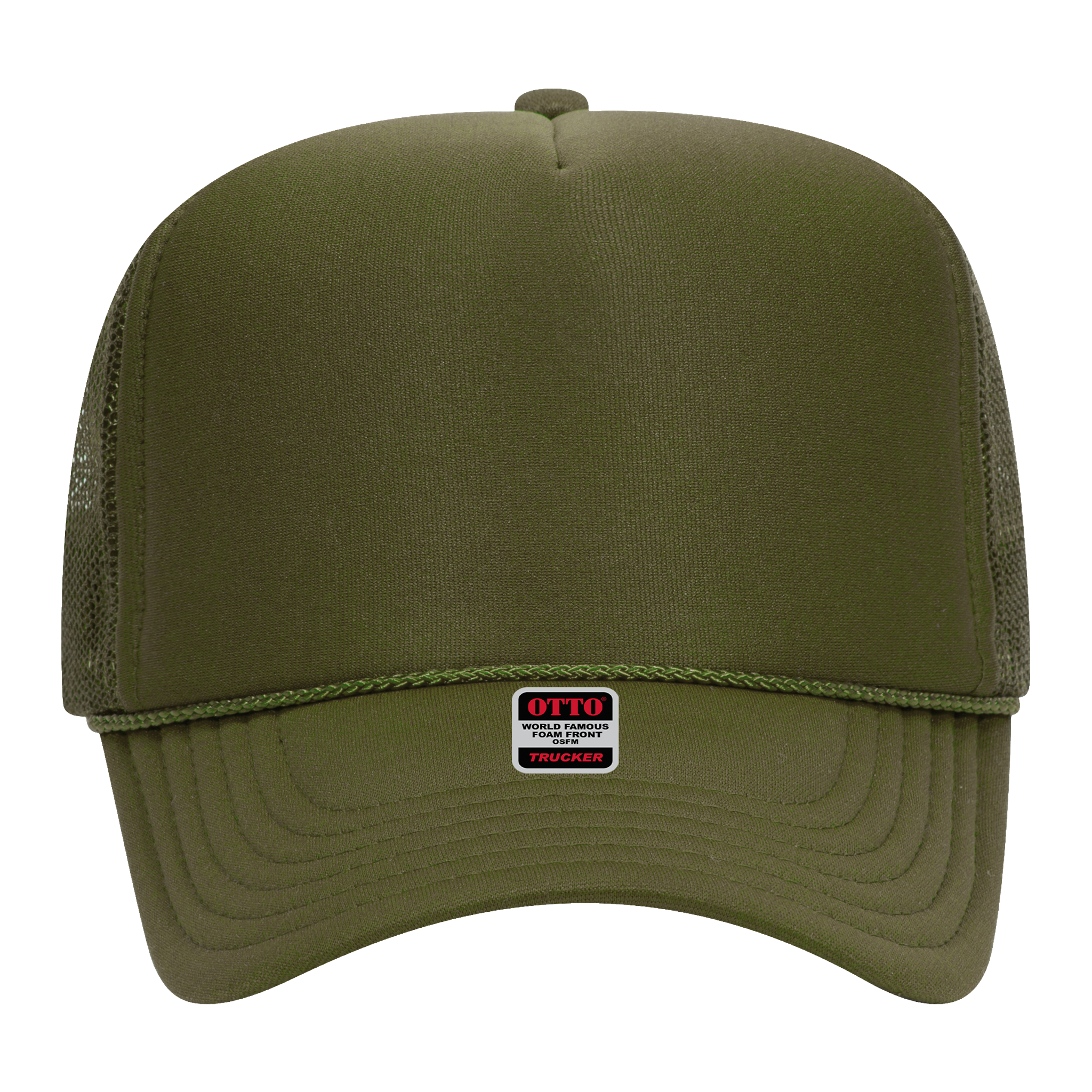OTTO Cap 39-169 - High Crown Polyester Foam Front 5-Panel Trucker Hat $3.60  - Headwear