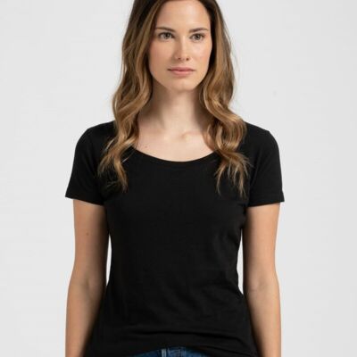 Women's Poly-Rich Scoop Neck T-Shirt Thumbnail