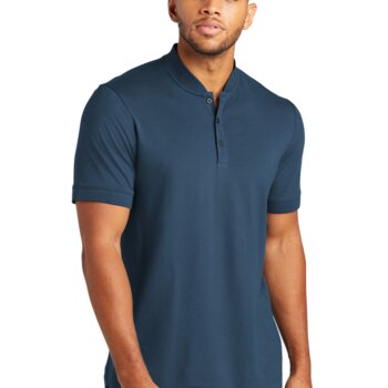 Stretch Pique Henley Thumbnail