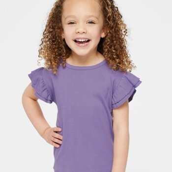 Toddler Flutter Sleeve Tee Thumbnail