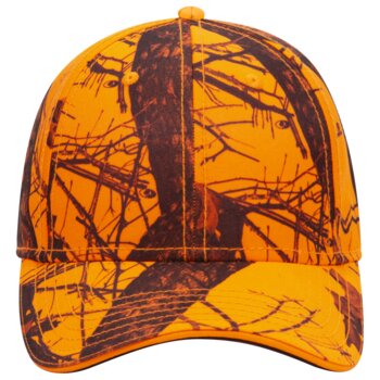 OTTO CAP® Mossy Oak Camouflage Sandwich Visor 6 Panel Low Profile Baseball Cap Thumbnail