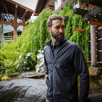 Cutter & Buck Adapt Eco Knit Hybrid Recycled Mens Big & Tall Full Zip Jacket Thumbnail