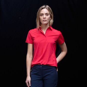Cutter & Buck Prospect Eco Textured Stretch Recycled Womens Short Sleeve Polo Thumbnail
