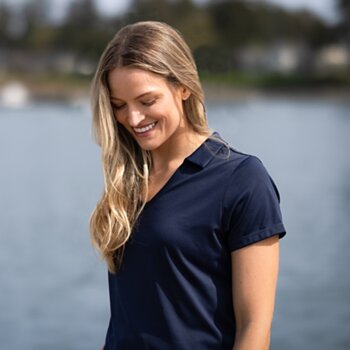 Cutter & Buck Daybreak Eco Recycled Womens V-neck Polo Thumbnail