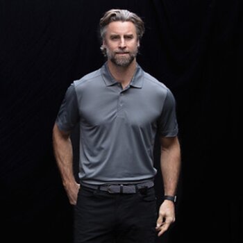 Cutter & Buck Prospect Eco Textured Stretch Recycled Mens Short Sleeve Polo Thumbnail