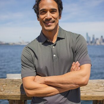 Cutter & Buck Forge Eco Fine Line Stripe Stretch  Recycled Mens Polo Thumbnail