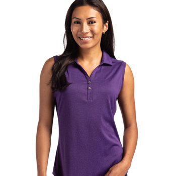 Cutter & Buck Forge Eco Stretch Recycled Womens Sleeveless Polo Thumbnail