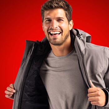 Clique Cornice 3-in-1 Eco Waterproof Parka + Inner Layer Full Zip Mens Jacket System Thumbnail