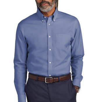 Tall Wrinkle Free Stretch Pinpoint Shirt Thumbnail