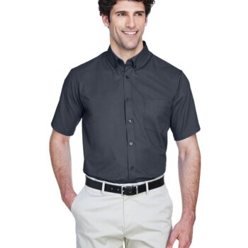 Men's Optimum Short Sleeve Twill Dress Shirt Thumbnail