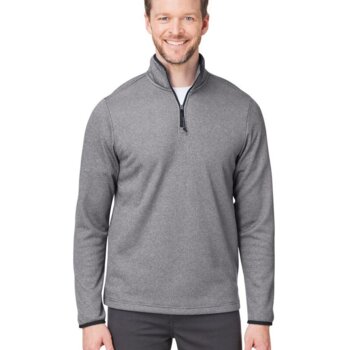 Men's Venture Heathered Stripe Quarter-Zip Pullover Thumbnail