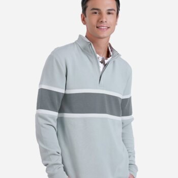 Men's Owen Quarter-Zip Colorblock Pullover Thumbnail