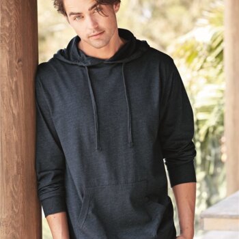 Unisex Lightweight Hooded Pullover T-Shirt Thumbnail