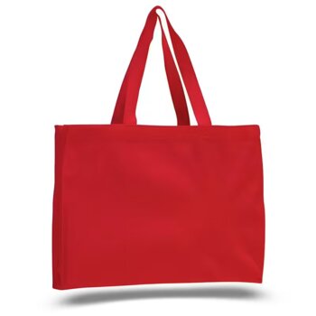 PVT LB HVY CANVS GUSSET TOTE Thumbnail