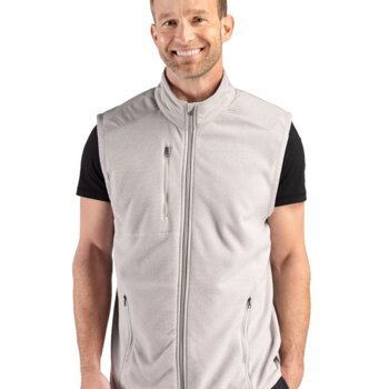 Cutter & Buck Hunts Point Recycled Fleece Mens Hybrid Full Zip Vest Thumbnail