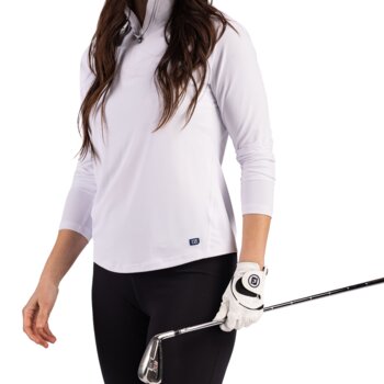 Cutter & Buck Prospect Recycled Featherlight Stretch Womens Quarter Zip Thumbnail