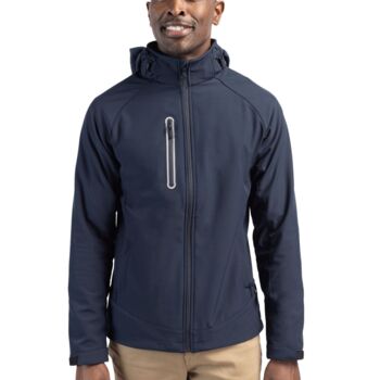 Clique Milford Waterproof Softshell Full Zip Hooded Mens Jacket Thumbnail
