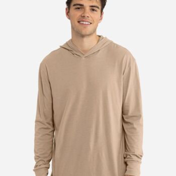 Unisex CVC Hoodie Long Sleeve T-Shirt Thumbnail