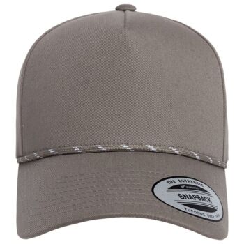 Retro Cotton Blend Five-Panel Rope Cap Thumbnail