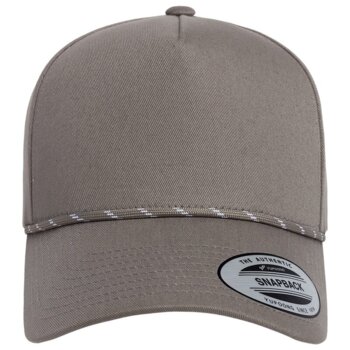 Retro Cotton Blend Five-Panel Rope Cap Thumbnail
