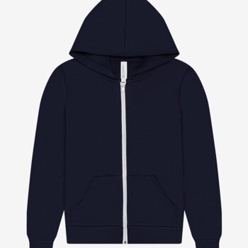 Youth Sponge Fleece Full Zip Hooded Sweatshirt Thumbnail