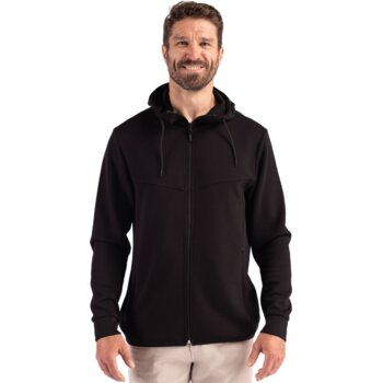 Clique Haven Recycled Mens Full Zip Hooded Sweatshirt Thumbnail