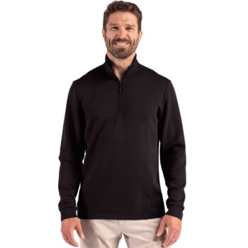 Clique Haven Recycled Mens Quarter Zip Sweatshirt Thumbnail