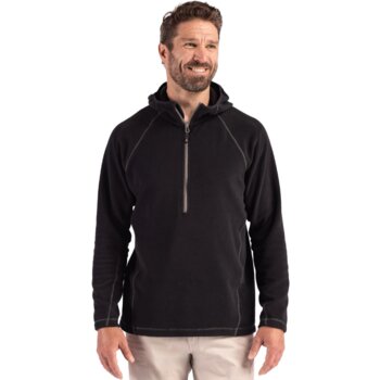 Clique Powder Recycled Fleece Mens Half Zip Sweatshirt Thumbnail