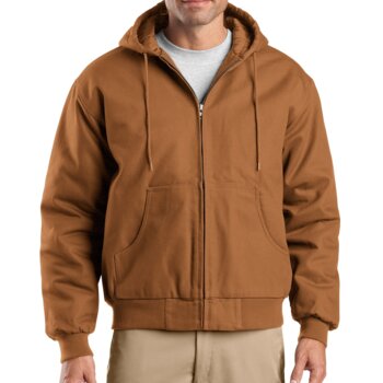 Tall Duck Cloth Hooded Work Jacket Thumbnail