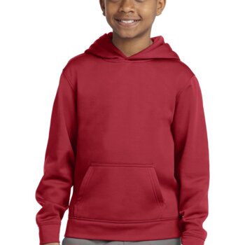 Youth Sport Wick ® Fleece Hooded Pullover Thumbnail