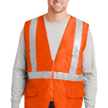 Ansi 107 Class 2 Mesh Back Safety Vest Thumbnail