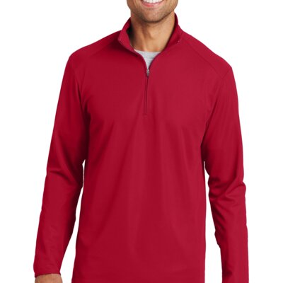 Pinpoint Mesh 1/2 Zip Thumbnail