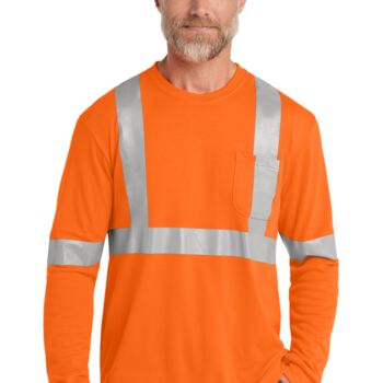 Ansi 107 Class 2 Long Sleeve Safety T Shirt Thumbnail
