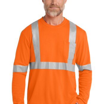 Ansi 107 Class 2 Long Sleeve Safety T Shirt Thumbnail