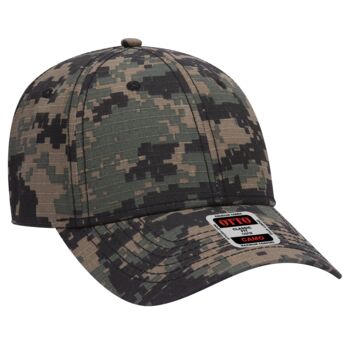 OTTO CAP Camouflage 6 Panel Low Profile Mesh Back Trucker Hat Thumbnail