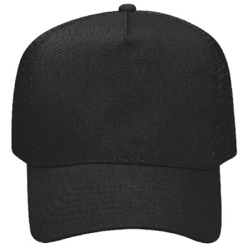 OTTO CAP® 5 Panel Mid Profile Mesh Back Trucker Hat Thumbnail
