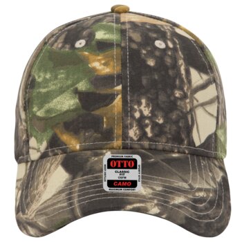 OTTO CAP® Camouflage 6 Panel Low Profile Baseball Cap Thumbnail