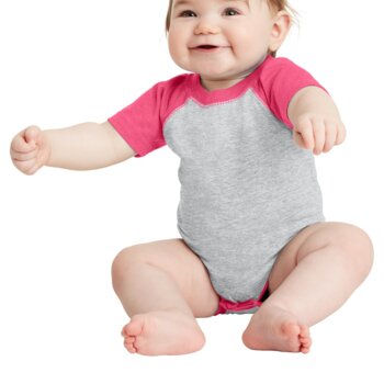 Infant Baseball Fine Jersey Bodysuit Thumbnail