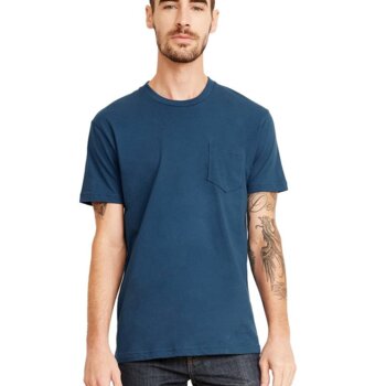 Unisex Cotton Pocket Tee Thumbnail