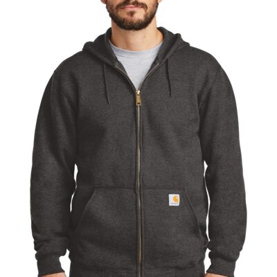Midweight Hooded Zip Front Sweatshirt Thumbnail