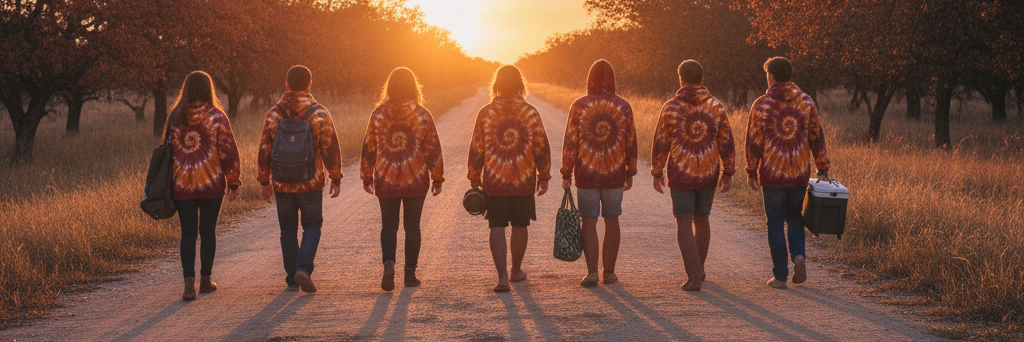 custom printed tie dyes