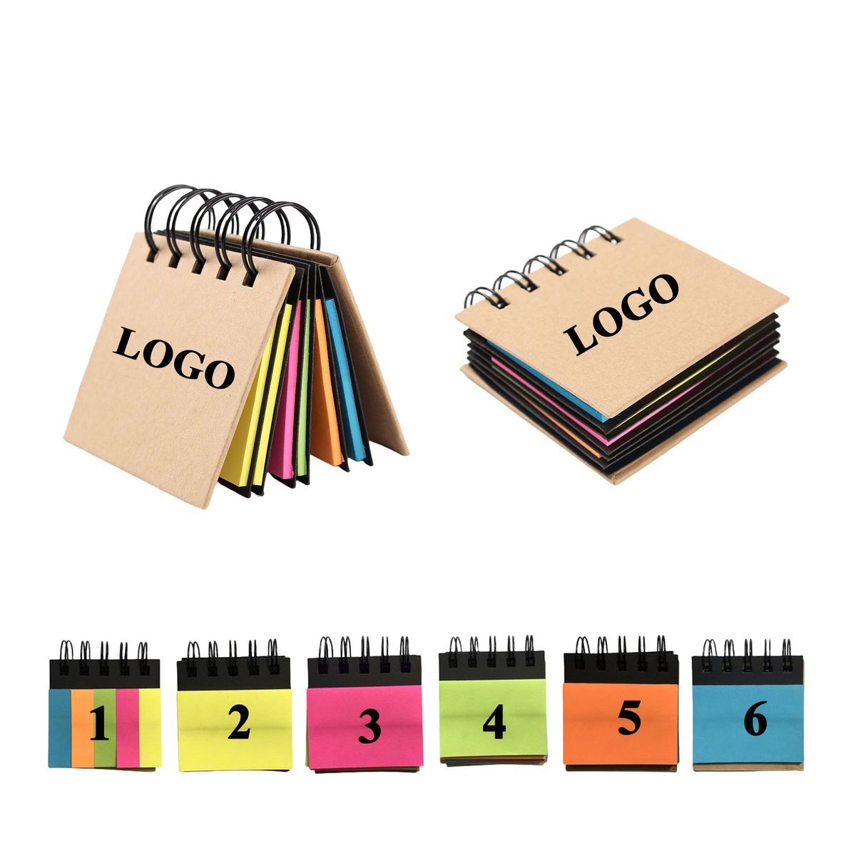 Custom-Kraft-Paper-Sticky-Notepad