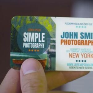 Aluminum Rigid 3.5x2 Business Cards - Full Color Thumbnail