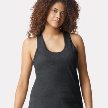 Softstyle® Women’s CVC Racerback Tank Top Thumbnail