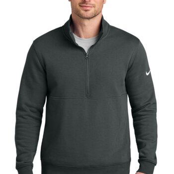 Club Fleece Sleeve Swoosh 1/2 Zip Thumbnail