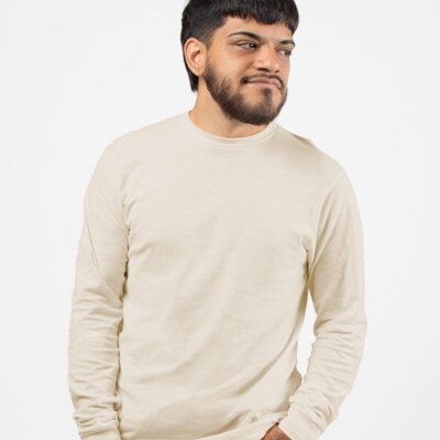 Fine Jersey Long Sleeve T-Shirt Thumbnail
