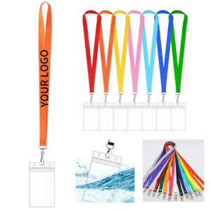 Lanyard Clear ID Badge Holder Thumbnail