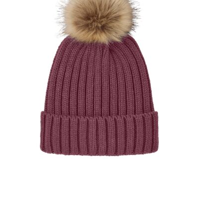 Port Authority Faux Fur Pom Beanie Thumbnail