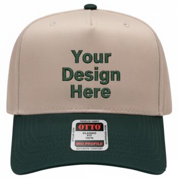 OTTO CAP 5 Panel Mid Profile Baseball Cap Thumbnail